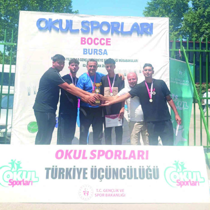 Bocce-Petank�ta Mersin�e bronz madalya